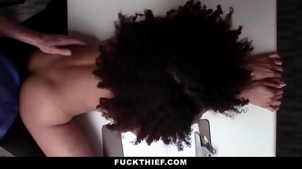 Blackmailed and Fucked By Security Officer For Stealing 