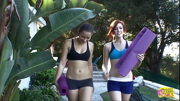 During their yoga session, the atmosphere becomes sexually charged as two individuals express mutual desire for one another.