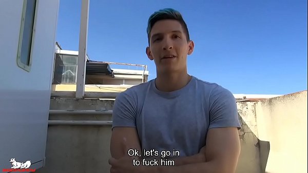 Deep's legs go higher in the air as Hugo slides down further and shoves his tongue as far into Deep's hole as he possibly can.