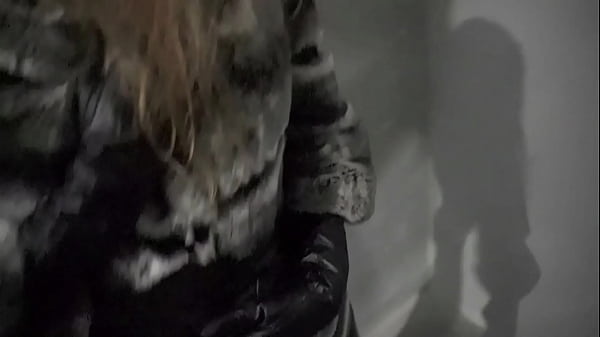 Redhead slut was fucked hard in fur coat, leather boots and leather gloves TRAILER