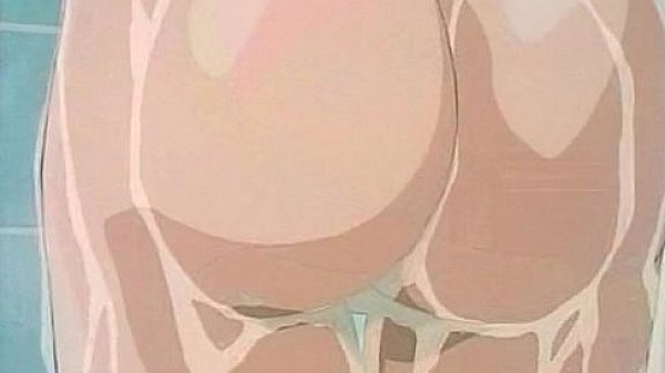 Anime sex with a crummy blonde