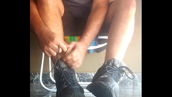 potting boots on to start the day