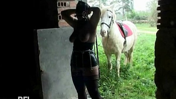 girl gets the horsewhip