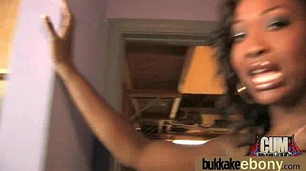 Ebony Babe Sucks Group Of White Guys 9