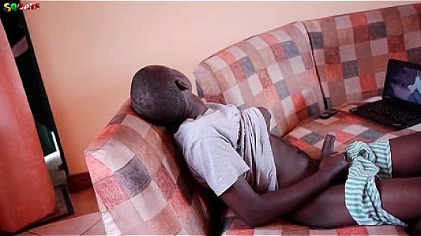 Hot black african twink playing each other cock