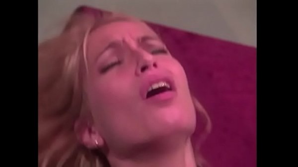 Sexy blonde slut with perky tits Sophie Evans gets fucked on table in the middle of gallery  