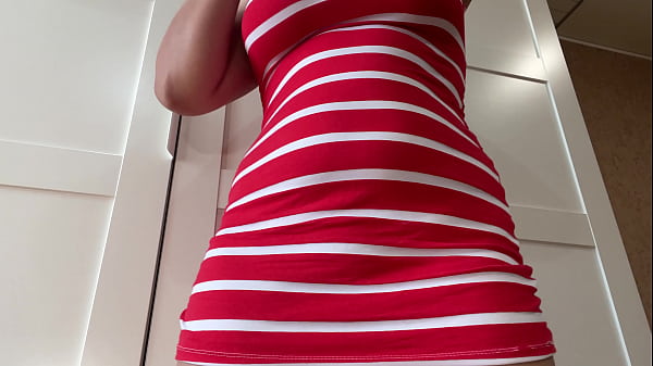 She lifted her dress to jerk off to me