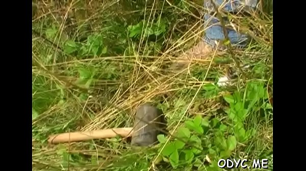 Skinny teen licked by grandpa