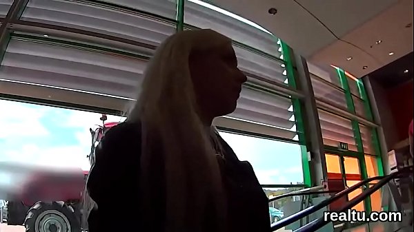 Beautiful czech kitten was teased in the mall and pounded in pov