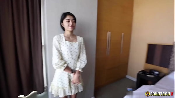 JohnTronX - Gorgeous slim Asian babe from Thailand gets a hard pounding in POV fashion