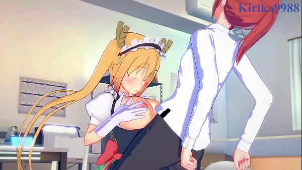 Tohru and Kobayashi intense futanari sex. - Miss Kobayashi's Dragon Maid Hentai