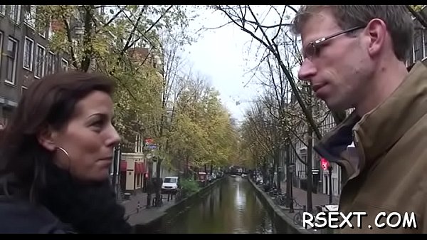 Lewd old boy goes amsterdam