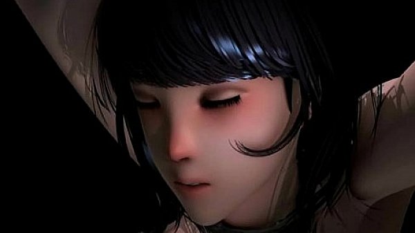 Busty anime slut masturbating and pissing  