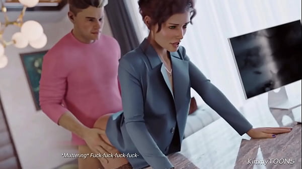 Horny Secretary moans loud as she gets pounded