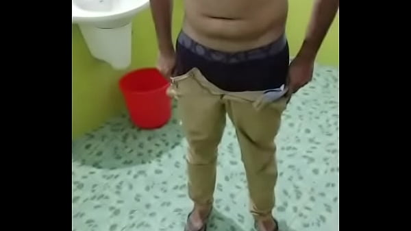 Boy sexy taking shower at home