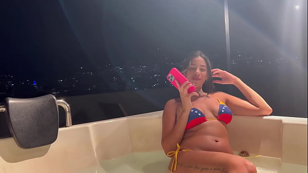 Latina Hotwife with Tan Lines Cheats on Husband with Big Dick White Man