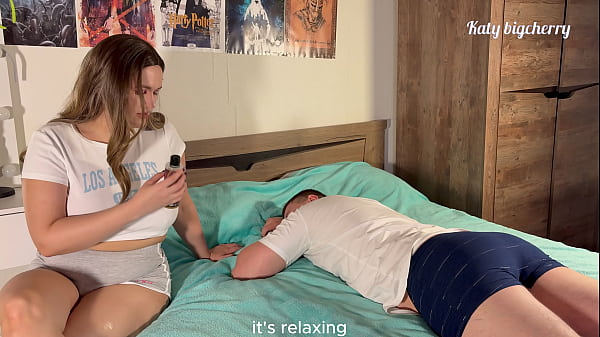 Taboo Stepmom Oiled Massage Leads To Hot Sex With Her Young Stepson