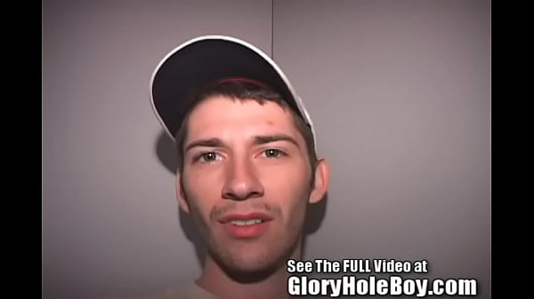 Skinny young latino Anthony goes to the gloryhole