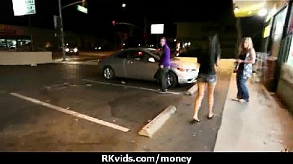 Desperate teen naked in public and fucks to pay rent 5