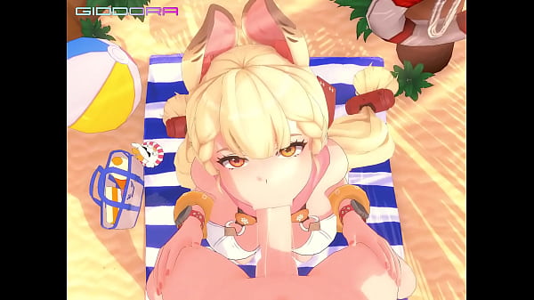 Mamada, Alice Zenless zero 3D, termina en su boca 1080p 60fps