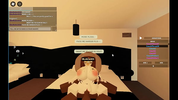 Roblox cute lil slut got drilled and breeded by BBC 