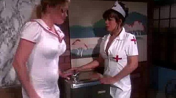 Busty blond nurse fucked with patient