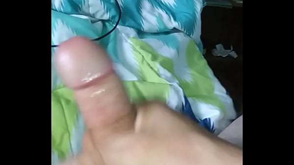 Me and my cock getting along with a little lube