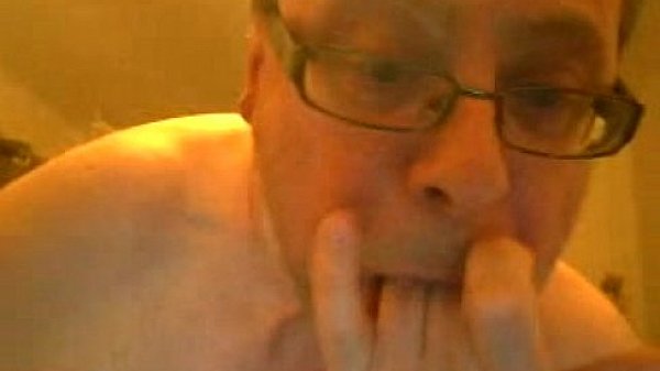 Vibrator anal until cum and swallow