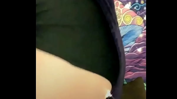 Mature lady with big boobs behaves weird on call.