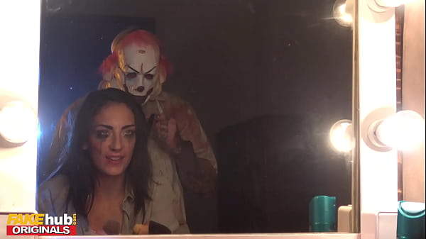 Fakehub Originals - Movie Actress gets horny in her dressing room and fucks a dangerous looking stranger  