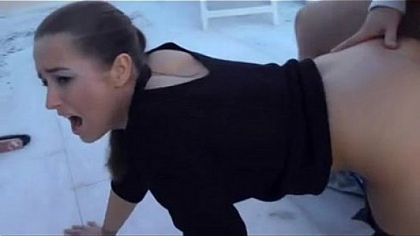 Beautiful Brunette getting fucked in the ass