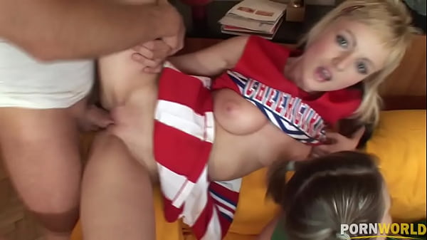 Cheerleaders Celebrate The Coach's Cock GP1694