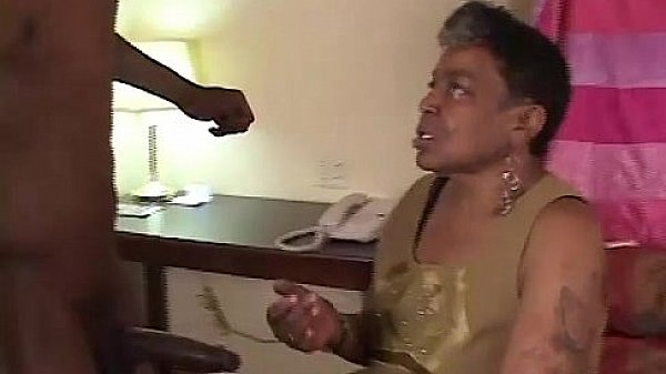 Black Granny Gets Some Young Cock