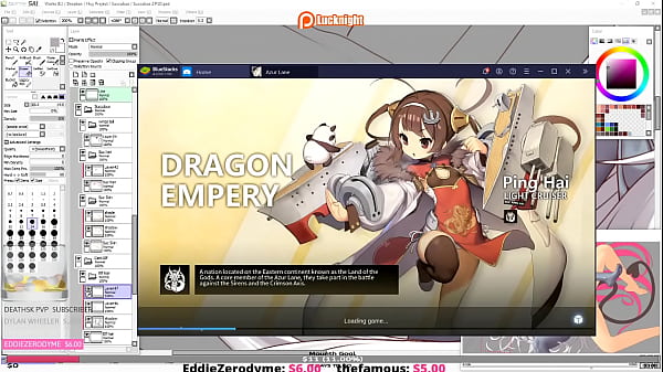 Lewd Lair broadcast by Luck Night on Picarto from August Twenty-Seventh 2020 C  