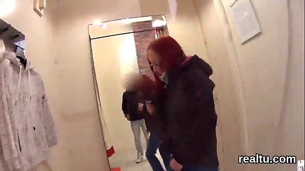 Perfect czech sweetie is seduced in the shopping centre and poked in pov