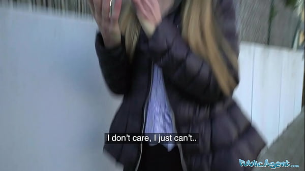 Public Agent dirty brunette accepts cash to fuck a stranger  