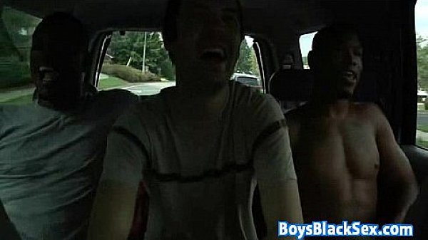 BlacksOnBoys - Gay Interracial Bareback Hardcore Fuck Video 05 