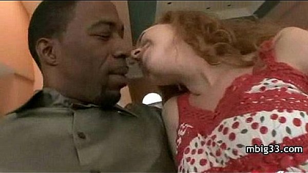 Cougar fucks a huge black monster cock