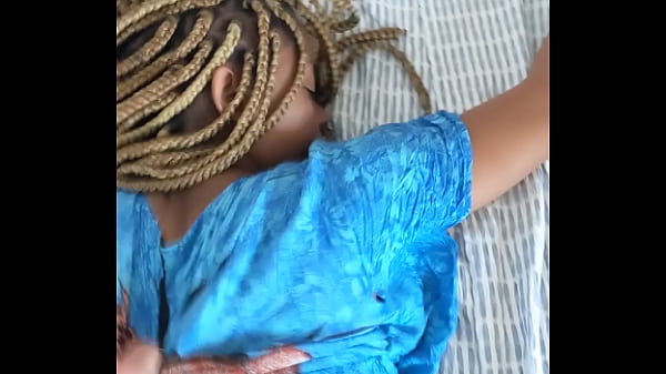 Black Teen From The Beach Gets Fucked Laying On Her Belly