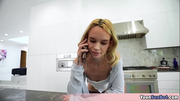 Cute skinny teenie versus horny older rentor  