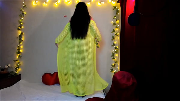 Beach Neon Recycled Outfit with Yellow Bikini And Shoes  