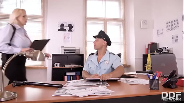 Busty police officer Angel Wicky demands a hardcore pussy and ass fucking GP1350