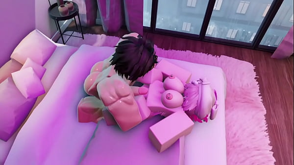 Fucking really hard this small girl in Roblox  