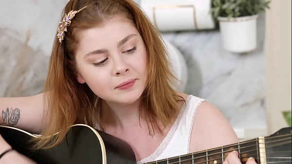 Chubby redhead having anal with her BF