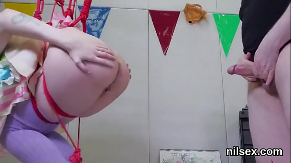 Flirty girl is brought in ass hole asylum for painful treatment 