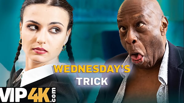 DADDY4K. LISPY WEDNESDAY SUCKED DADDY'S DICK