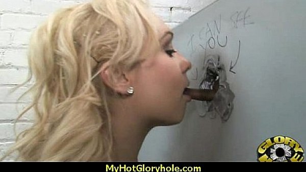 Gloryhole With A Nasty Wild White Girl Interracial 19