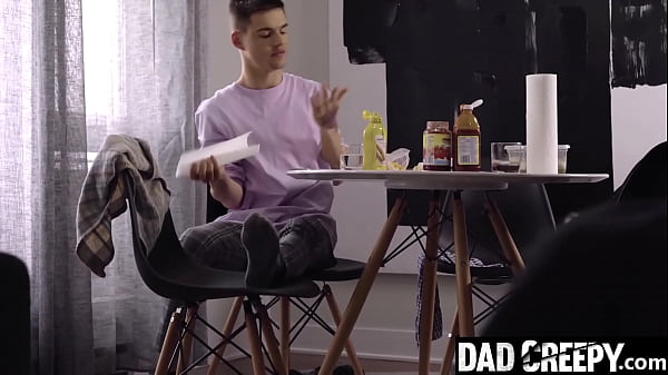 Shoving My Stepson's Lips onto My Stiff Dick - Dadcreepy