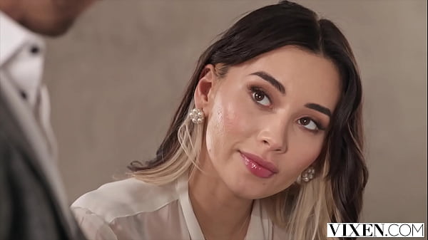 Aria wants some on-the-job action, she just needs a window of opportunity. Then she notices her boss's house has no cameras, and some unexpected office supplies.