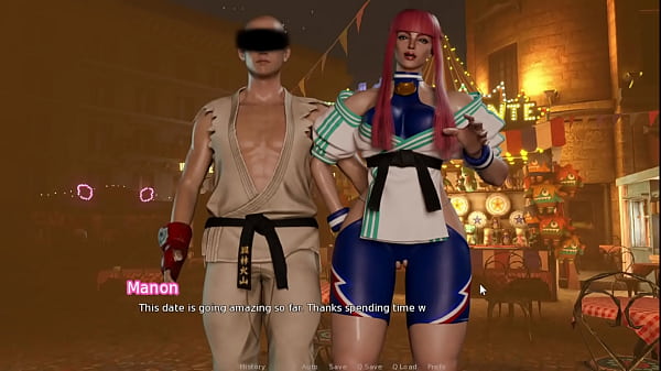 All Mannon sex scenes 3D Street Fighter Parody Hentai game part2 